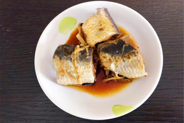 イワシのはちみつ生姜煮